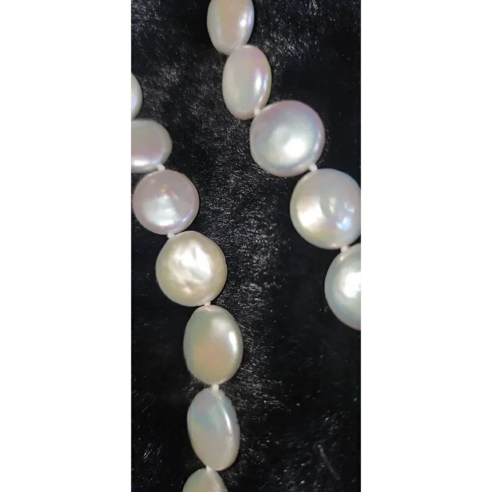 Honora Sand Dollar Style Pearl Necklace - Picture 6 of 7